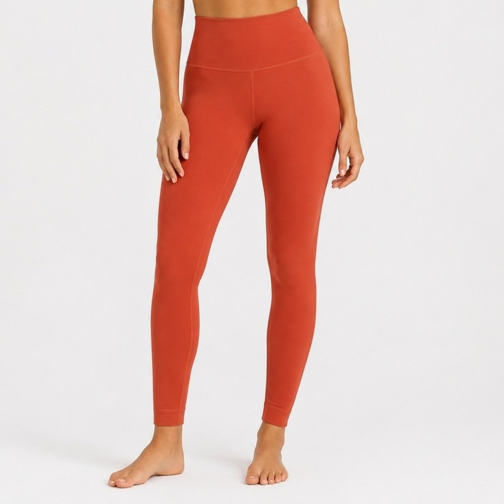 SET Active Leggings FormCloud High Waisted Terracotta Orange Women Medium